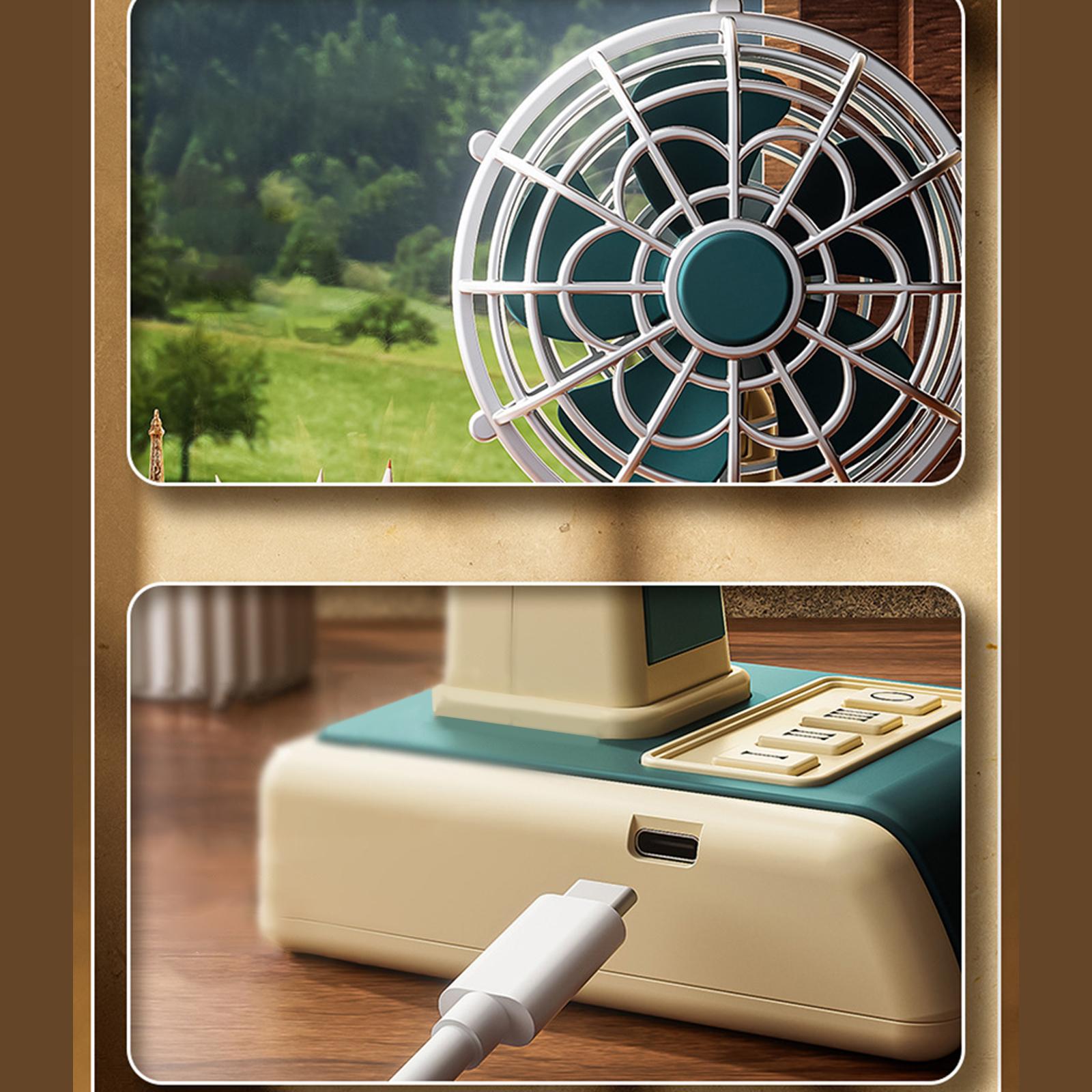 Ventilador de escritorio portá - Desk Setup Gear reseña y precio