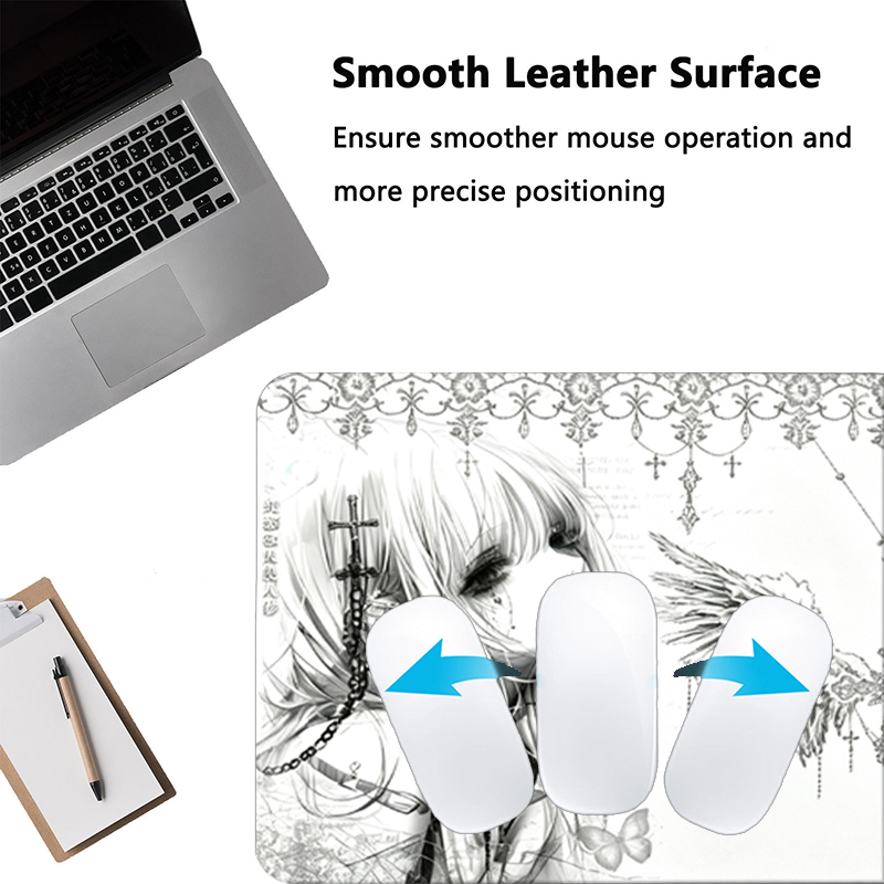Alfombrilla de ratón de cuero, - Desk Setup Aesthetic reseña y precio