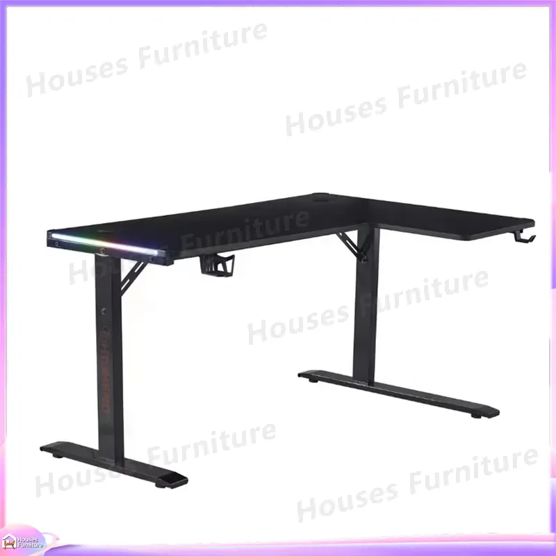 Escritorio Gamer Grande de 160 - Desk Setup Ergonomics reseña y precio