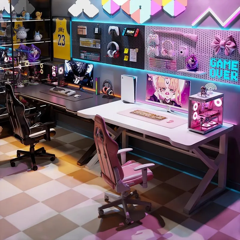 Escritorio Doble para Videojue - Desk Setup Gaming Pc reseña y precio