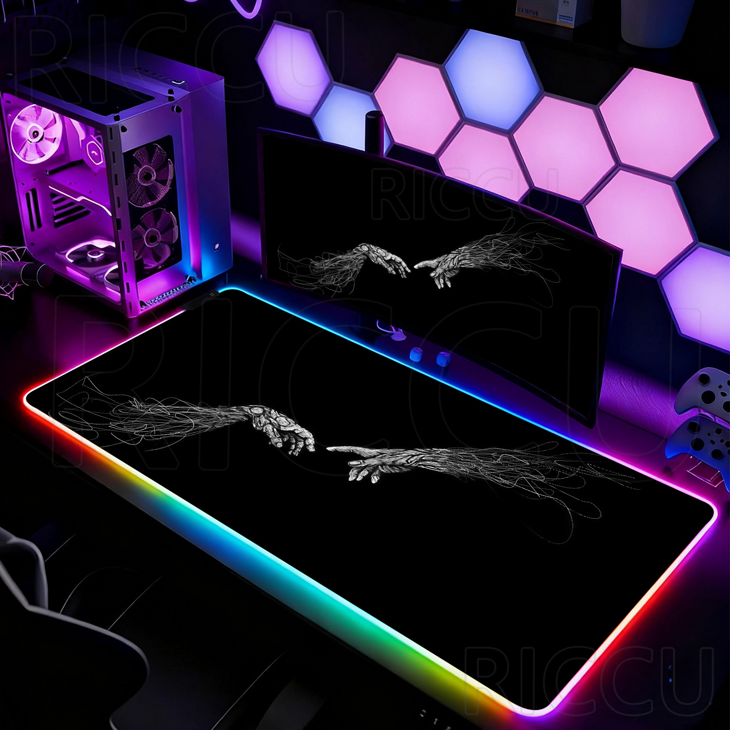 Alfombrilla de Ratón RGB XXL H - Desk Setup Gaming Pc reseña y precio