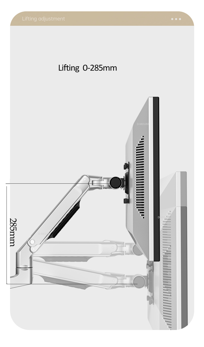 Soporte de Escritorio para Mon - Desk Setup Monitor Arm reseña y precio