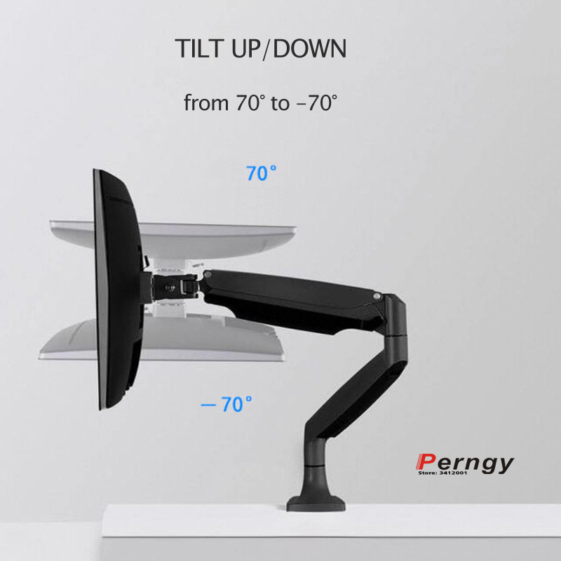 D-MOUNT D80 aluminio metálico  - Desk Setup Monitor Arm reseña y precio