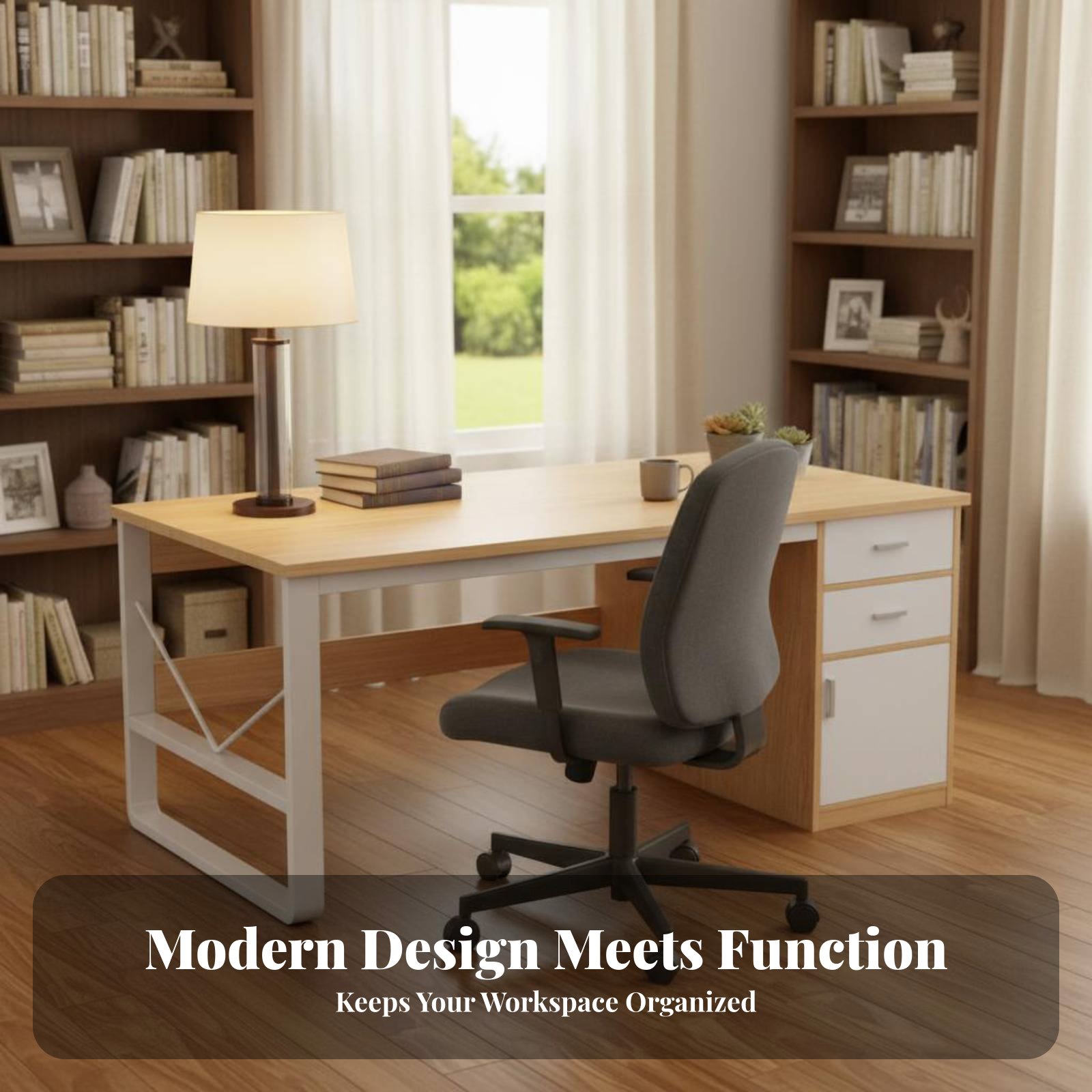 Escritorio con Gabinete Latera - Desk Setup Designer reseña y precio